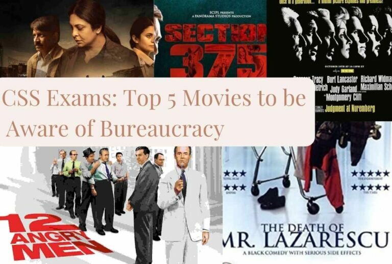 CSS Exams: 5 Movies for Bureaucrats